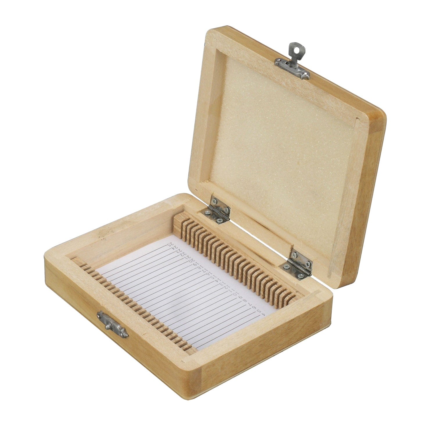 Wooden on sale slide box