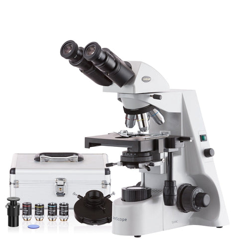 Binocular Koehler Phase-contrast Microscope with Plan Optics