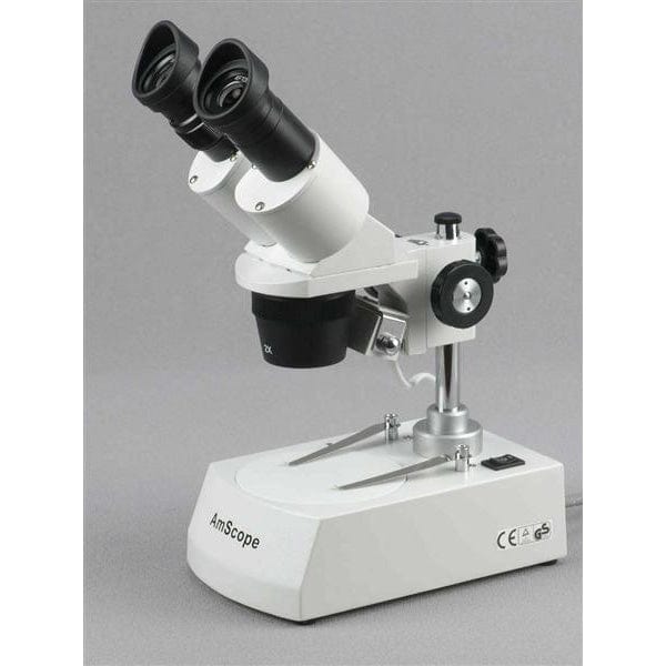 AmScope 95mm 2-color Round Plastic Plate for Stereo Microscopes