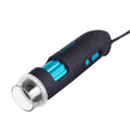 Q-Scope By AmScope 8.0MP USB Handheld Digital Microscope 10X-50X, 200X Magnification with LED Illumination and Polarizer