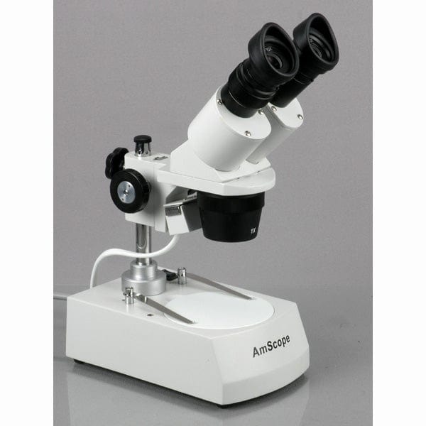 AmScope SE306R-PZ-M Digital Enabled Binocular Stereo Microscope 1.3MP Camera on a Pillar Stand