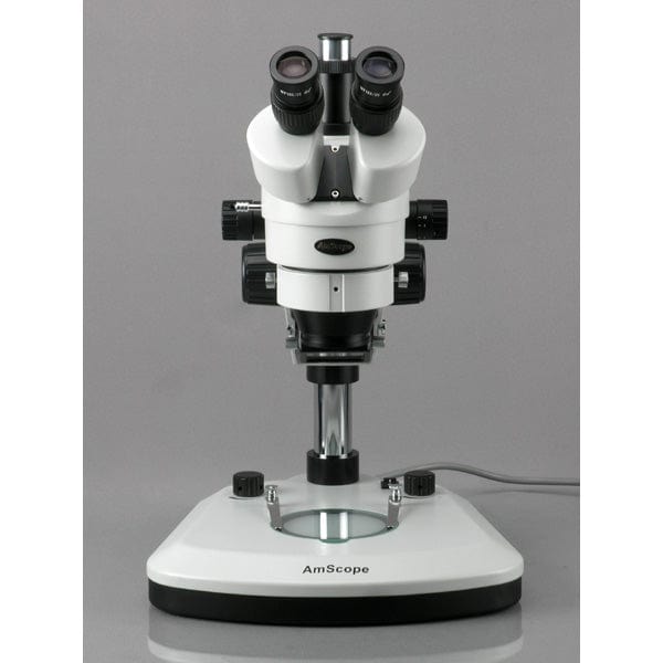 AmScope SM-1 Series Digital Zoom Trinocular Stereo Microscope 3.5X-180
