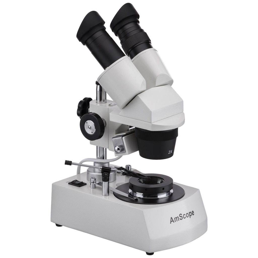 AmScope SE306 Series Compact Jeweler's Binocular Stereo Microscope 20X