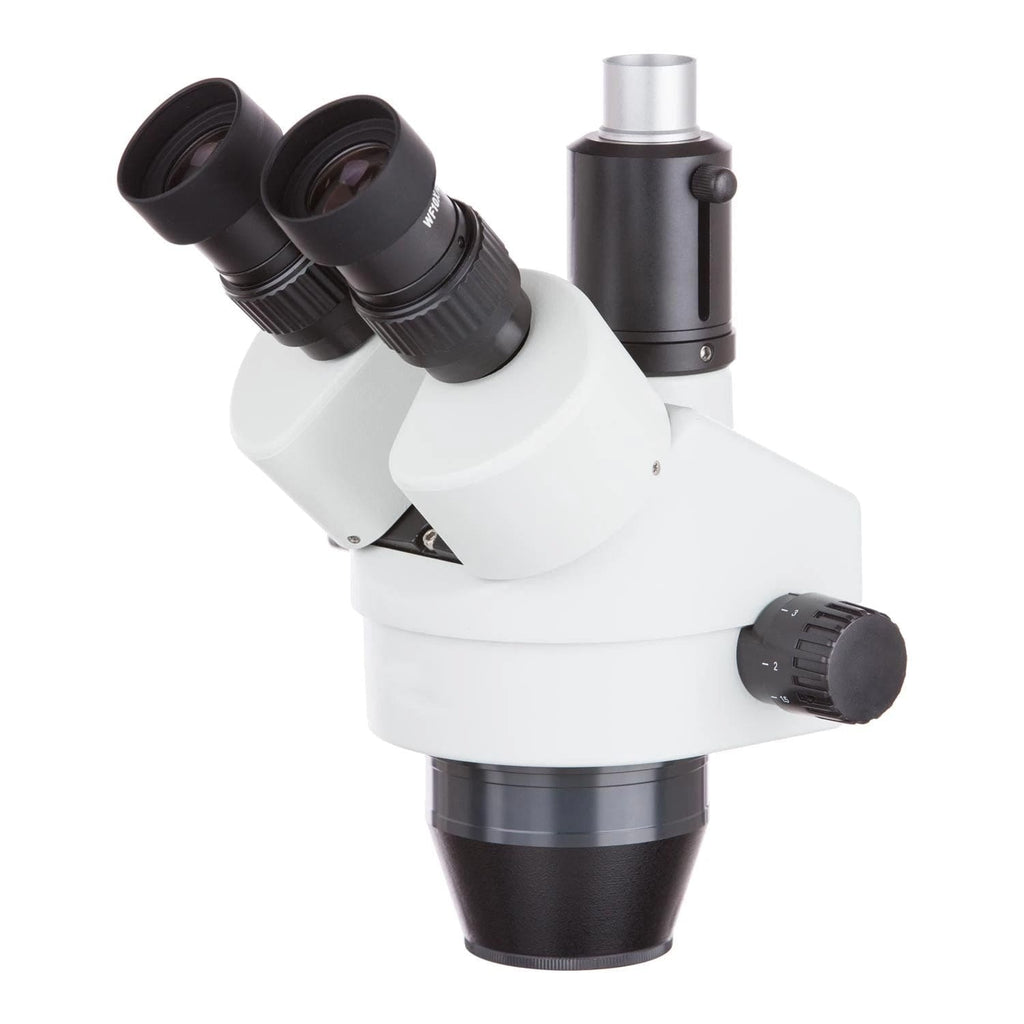 AmScope 7X-45X Magnification Trinocular Zoom Stereo Microscope Simul-F