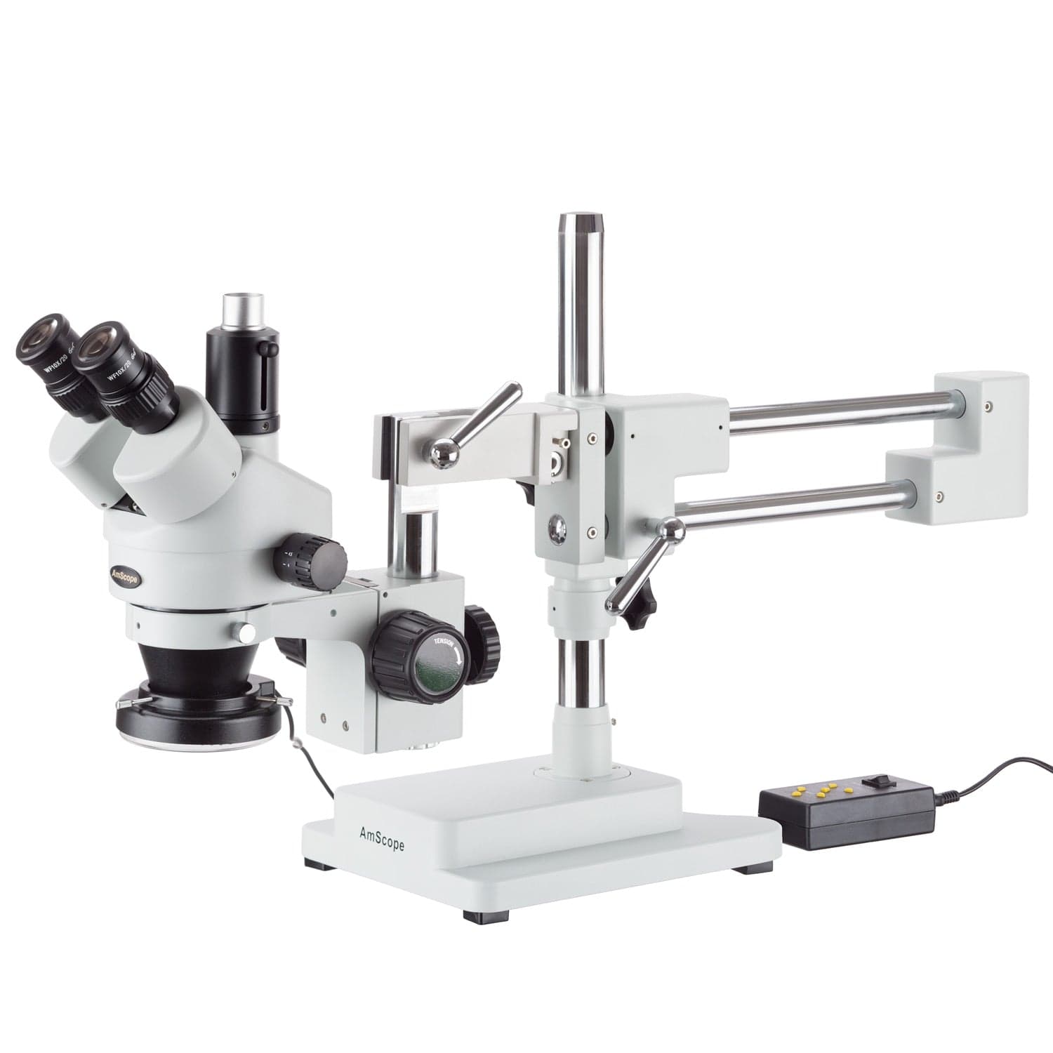 AmScope SM-4TZ-144A Trinocular Stereo Microscope with 90X Magnificatio