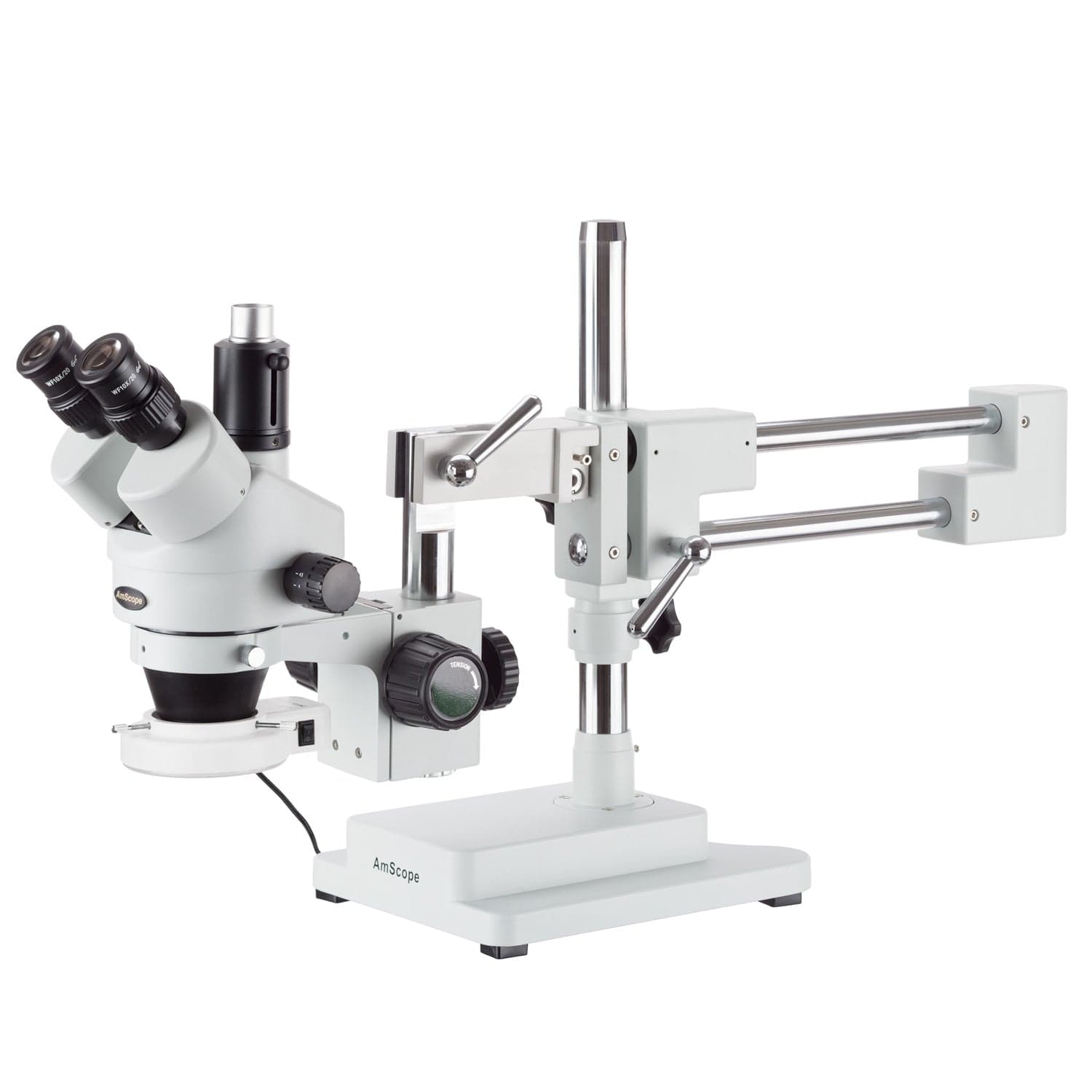 AmScope SM-4TZ-56S Trinocular Stereo Microscope with 90X Magnification