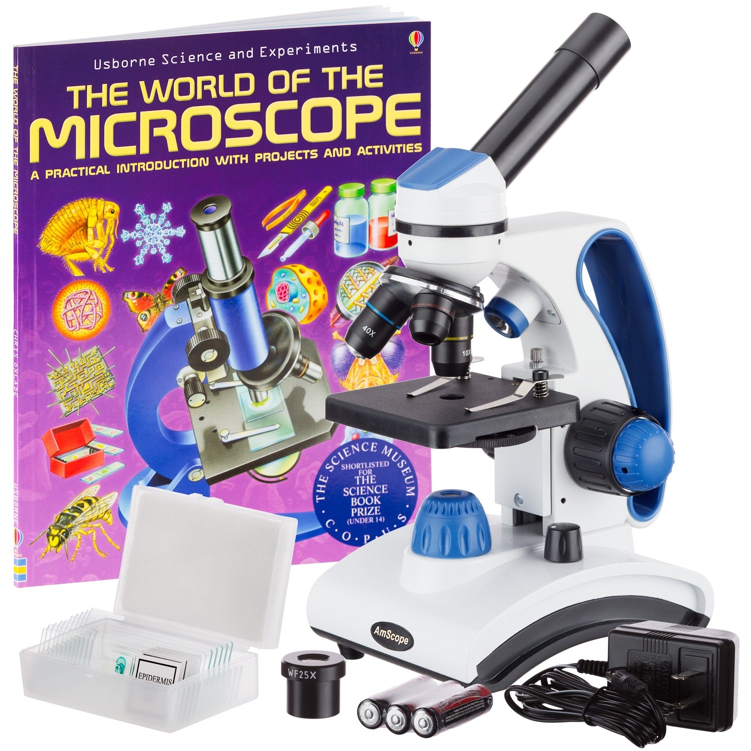 Barchrons Microscope for Kids, 1000X Handheld Kids Microscope with 6  Adjustable LED Lights, 2'' LCD Screen Mini Portable Microscope USB to PC  for Kids