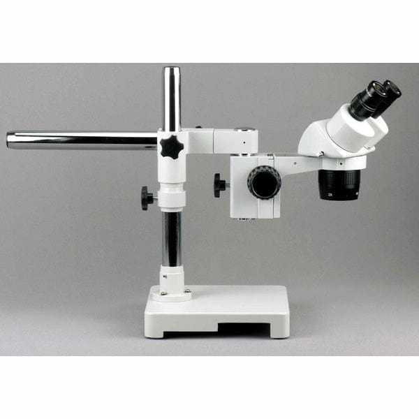 AmScope SW-3B Series Stereo Microscope 10X & 30X with Single-Arm Boom