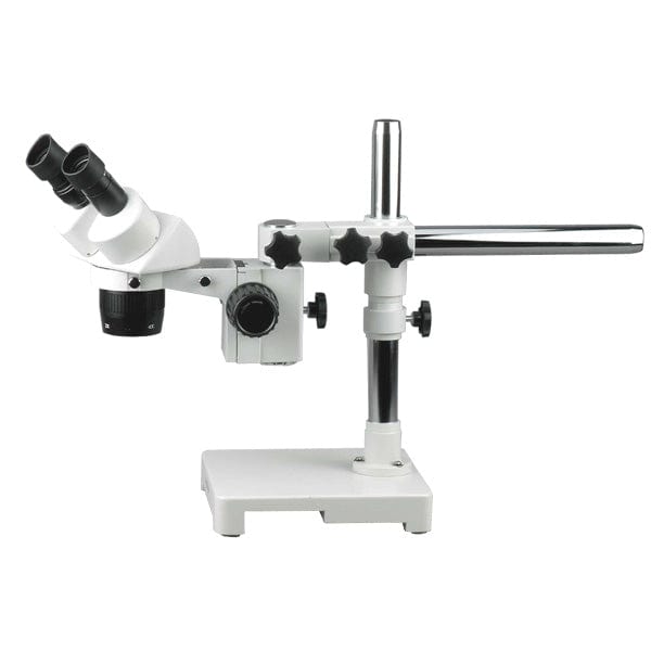 AmScope SW-3B13X Binocular Stereo Microscope on a Single Arm Boom Stan