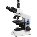 AmScope T580 Series Biological Research Grade Simul-Focal Trinocular Compound Microscope with 20W Halogen, 3D Mechanical Stage and Optional Digital Camera