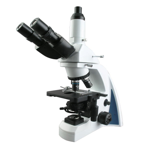Professional 3W LED Trinocular Infinity-Corrected Microscope w/3D Mechanical Stage and Optional Digital Camera and