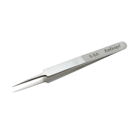 AmScope High Precision 4 1/4 in. Tapered Ultra Fine Point Tweezers