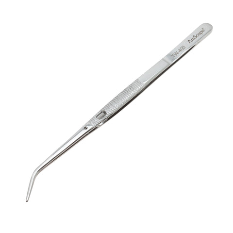AmScope 6 in. Serrated Tip College Forceps with Lock