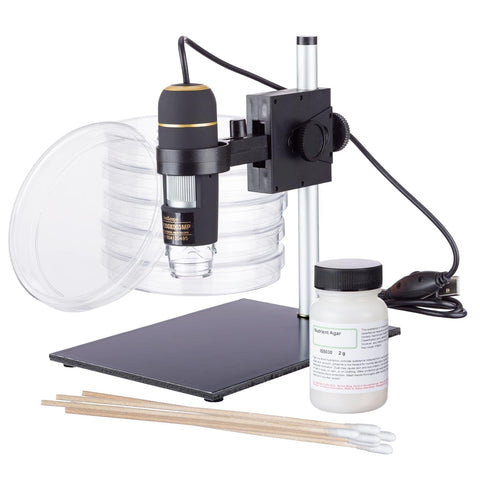 STEM Kit USB Microscope and Bacteria Growth