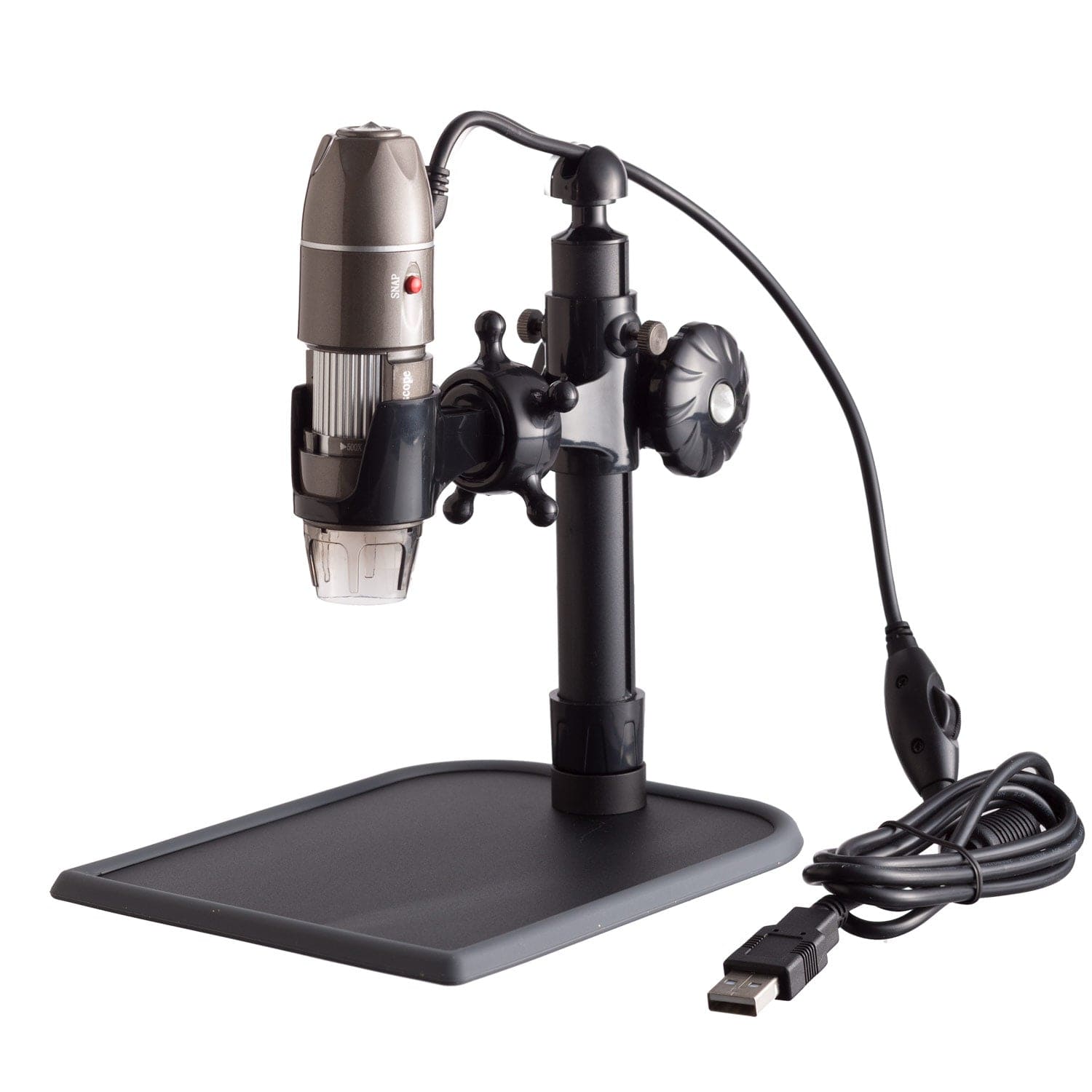 5X-500X Handheld USB Digital Microscope with LED Illumination – AmScope