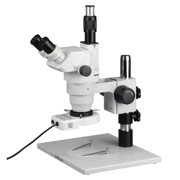 2X-45X Ultimate Widefield Zoom Stereo Microscope with 80-LED Ring Light